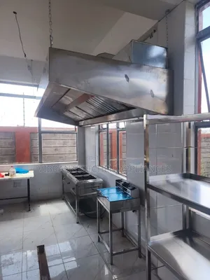 Complete Commercial Kitchen Setup – Stainless Steel