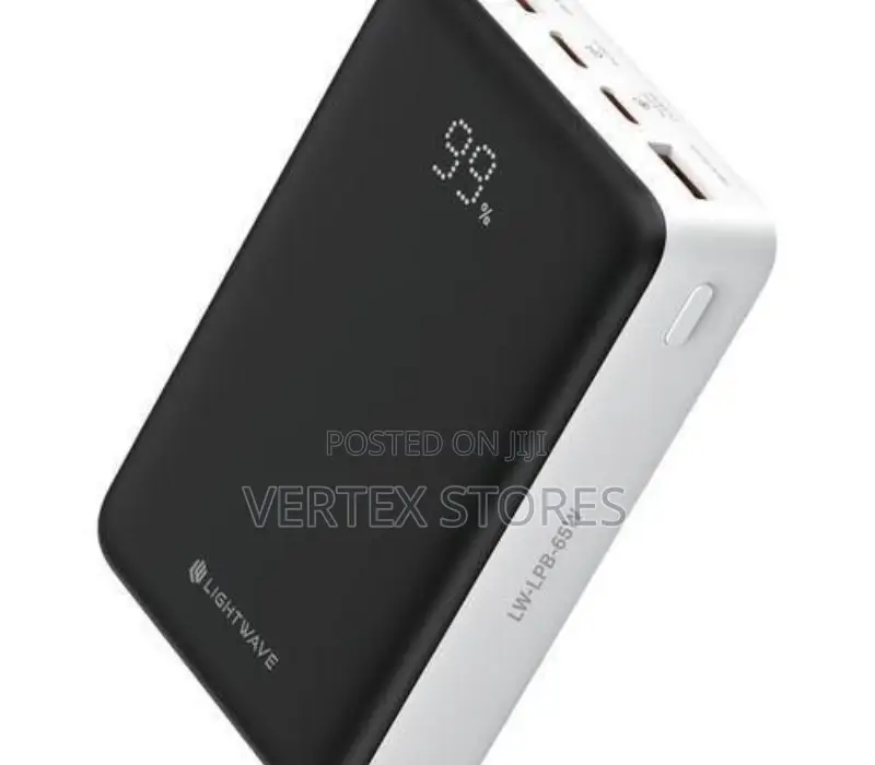 LIGHTWAVE 20000 Mah Laptop Power Bank-USB C1,USB C2,A1,A2