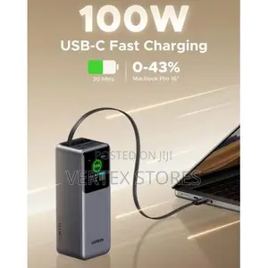UGREEN PB726 20000mAh 165W Laptop Portable Power Bank-Black
