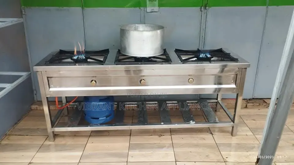Three-Partitioned Gas Cooker – Commercial