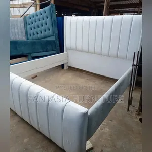 5 by 6 White Bed
