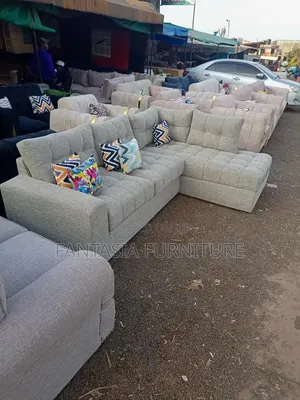 5-Seater L-Shaped Sectional Sofa