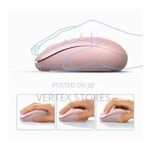 UGREEN MU105 2.4G Wireless Mouse (With Long Life Battery) -Cherry Pink