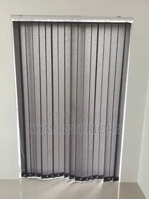 Stylish Solution for Sunny Windows Vertical Blinds