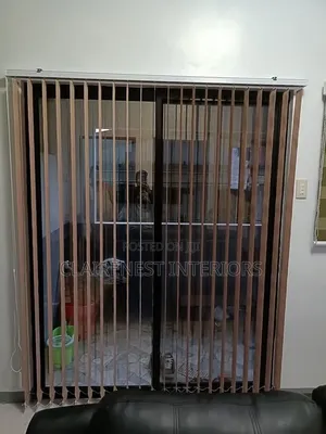 Stylish Solution for Sunny Windows Vertical Blinds