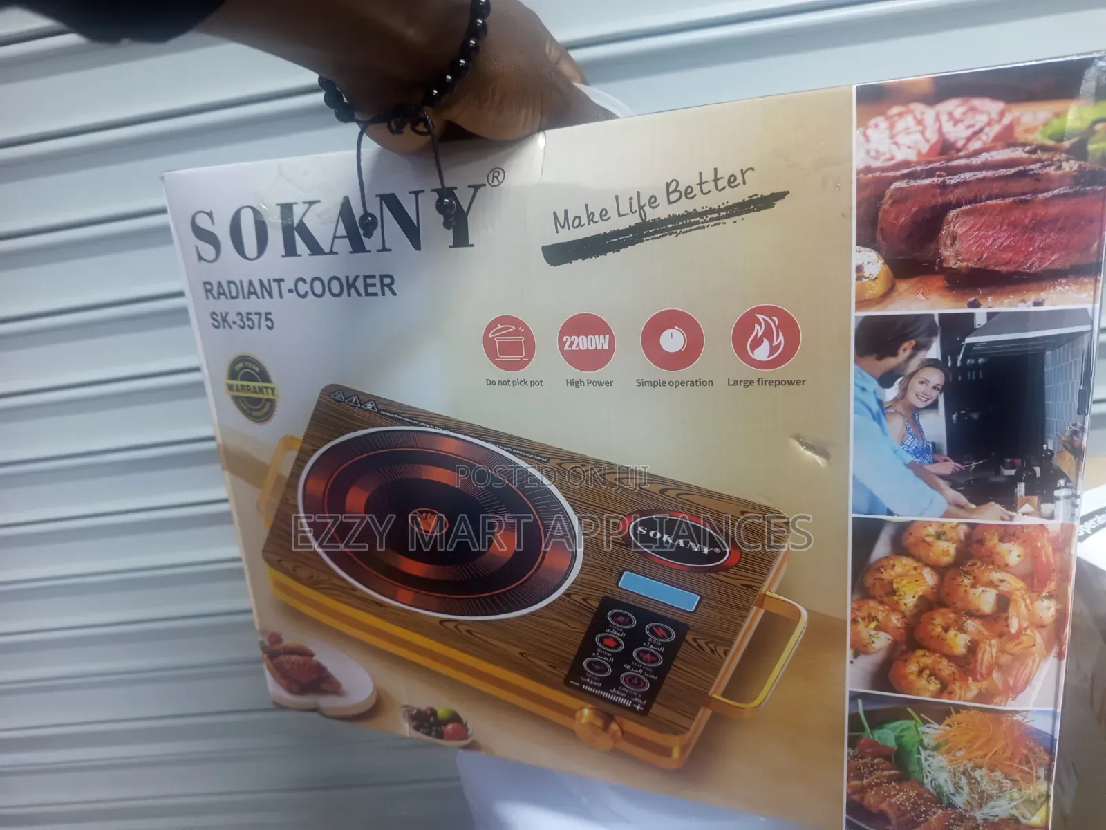 Sokany Single Plate Radiant Cooker