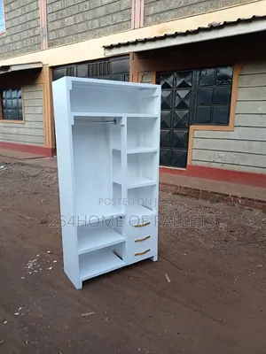 3 by 6 Pallet Wardrobe