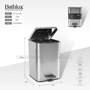 5L Stainless Steel Pedal Bin