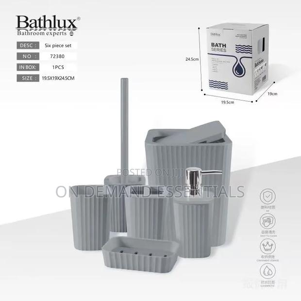 Stylish 6pcs Bathroom Set - thumbnail 2