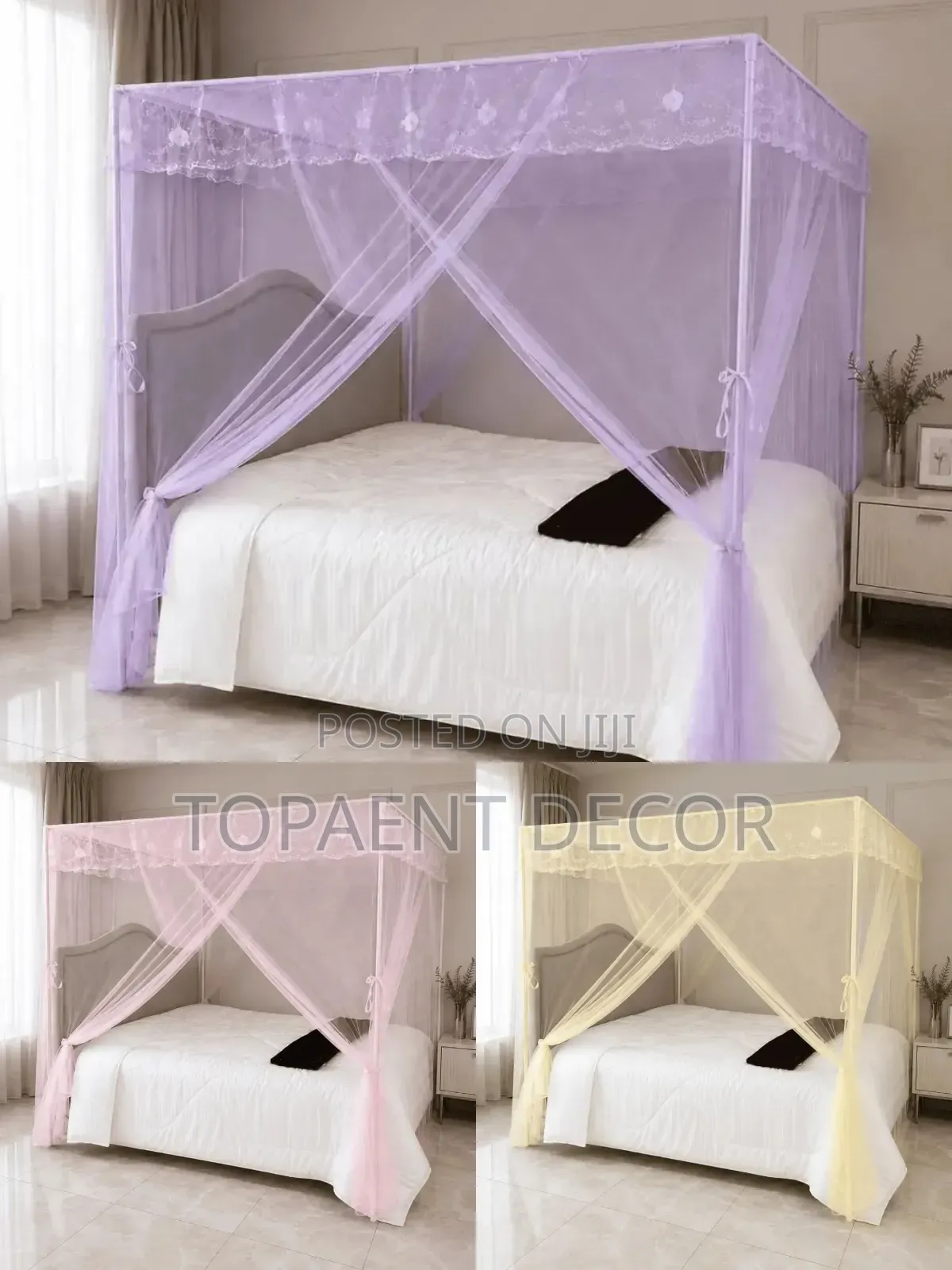 4 Frame Bed Mosquito Nets