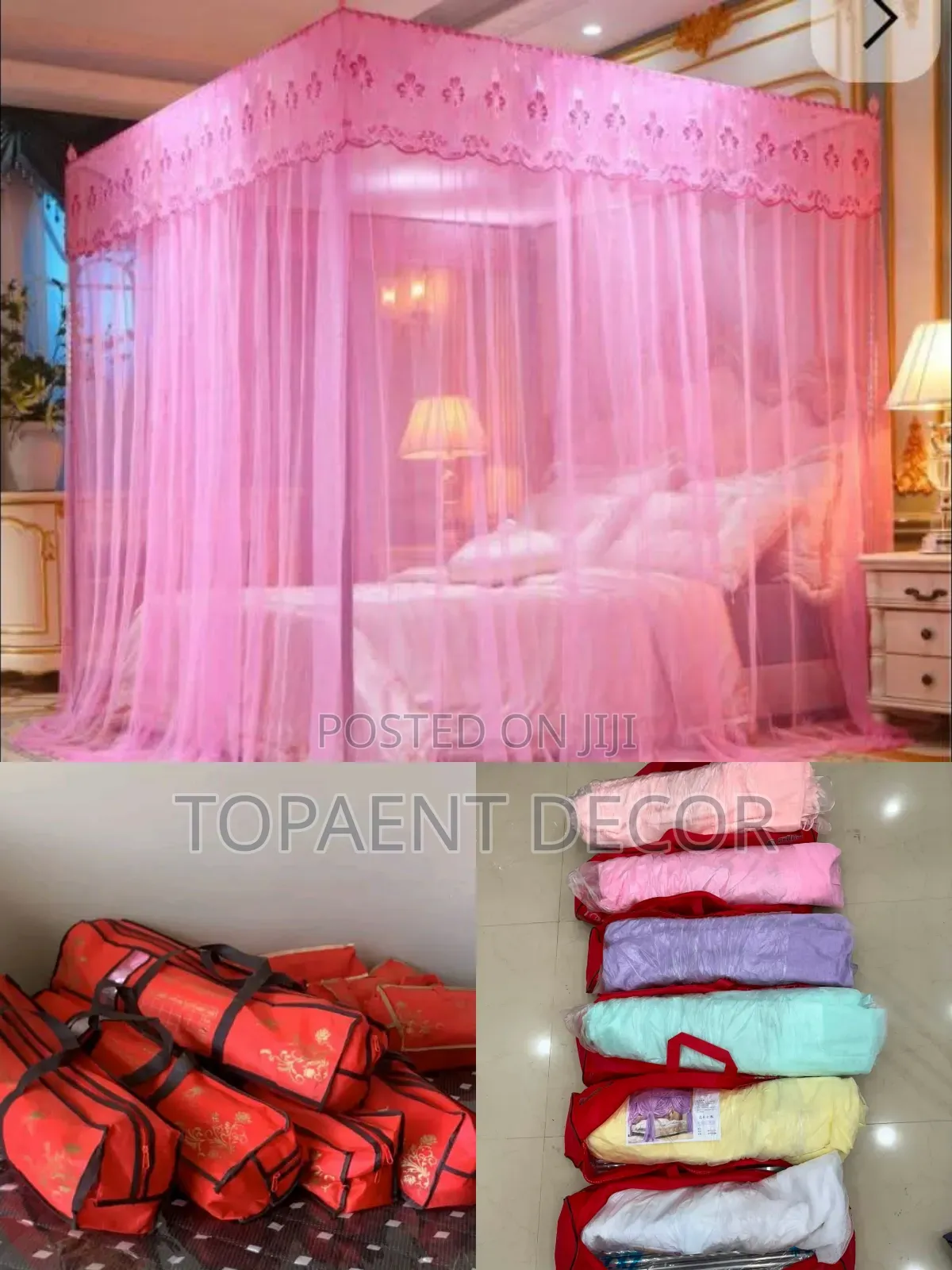 Polyester Mosquito Nets With Four Corner Frames
