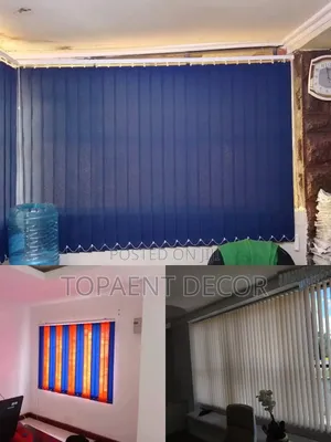 Professional Installation of Vertical Office Curtain Blinds