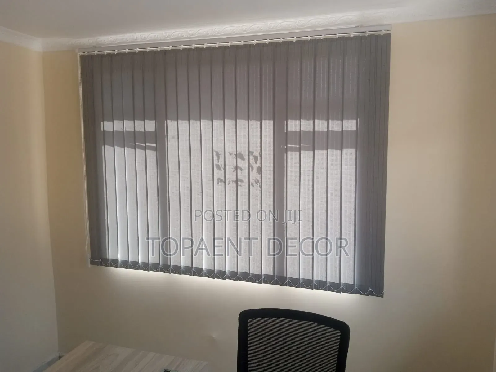 Grey Premium Generic Vertical Office Curtain Blinds