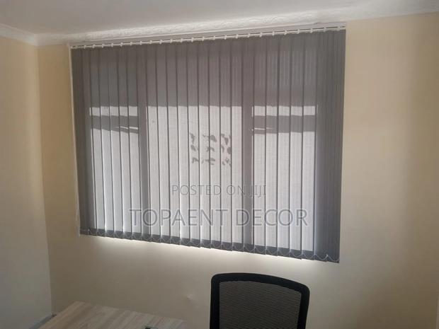 Grey Premium Generic Vertical Office Curtain Blinds