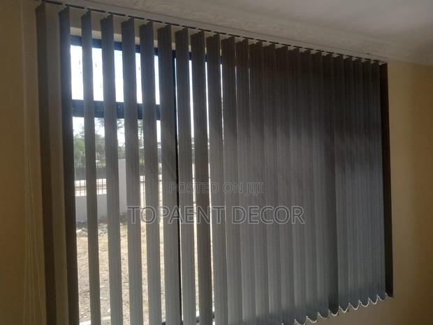 Grey Premium Generic Vertical Office Curtain Blinds - thumbnail 2