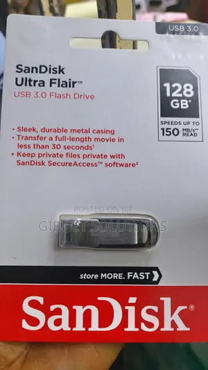 128GB Sandisk Ultra Flair Flashdisk