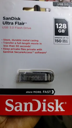 128GB Sandisk Ultra Flair Flashdisk