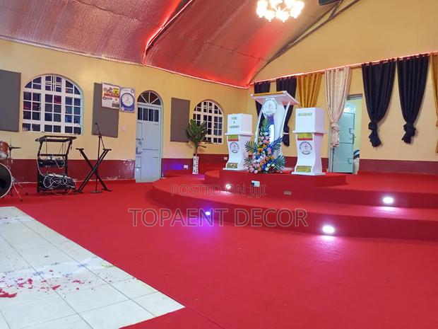 Church Red Carpets Supply and Installation of Wall to Wall Flooring