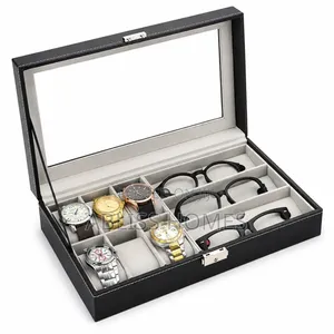 Portable Watch + Glasses Organizer