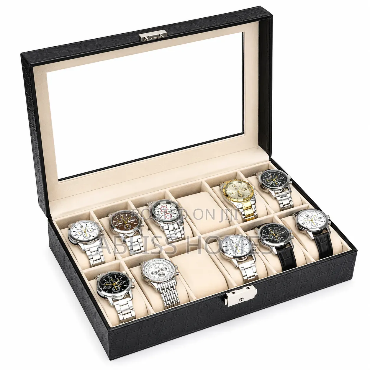Portable Watch + Glasses Organizer