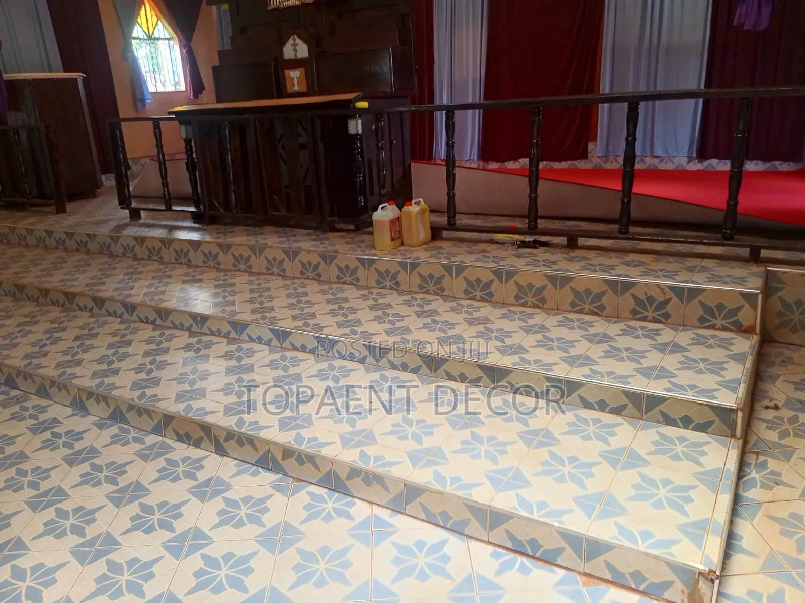 Church Decoration Red Carpets Supply and Installation