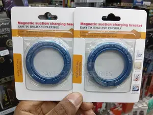 MagSafe-compatible Magnetic Phone Ring Holder and Kickstand)