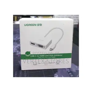 UGREEN MM123 USB Type-C to HDMI + VGA Converter (White)