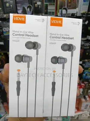 The VIDVIE HS669 Metal in-Ear Wired Headset.