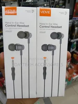 The VIDVIE HS669 Metal in-Ear Wired Headset.