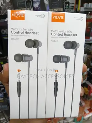The VIDVIE HS669 Metal in-Ear Wired Headset.