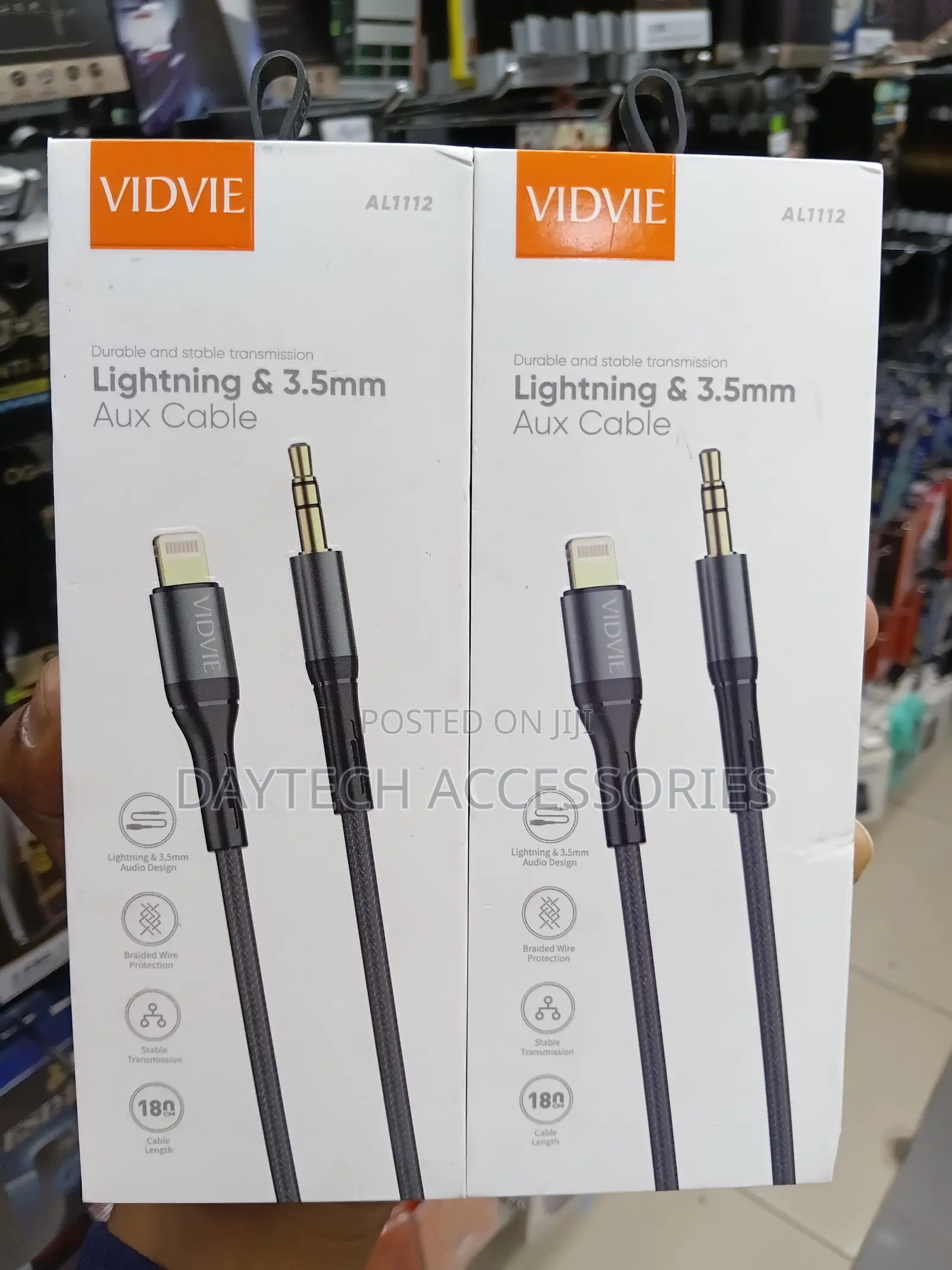 This Is a VIDVIE AL1112 Lightning to 3.5mm AUX Audio Cable