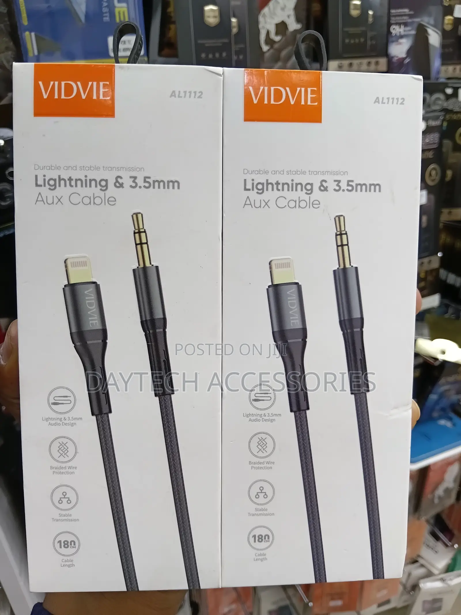 This Is a VIDVIE AL1112 Lightning to 3.5mm AUX Audio Cable