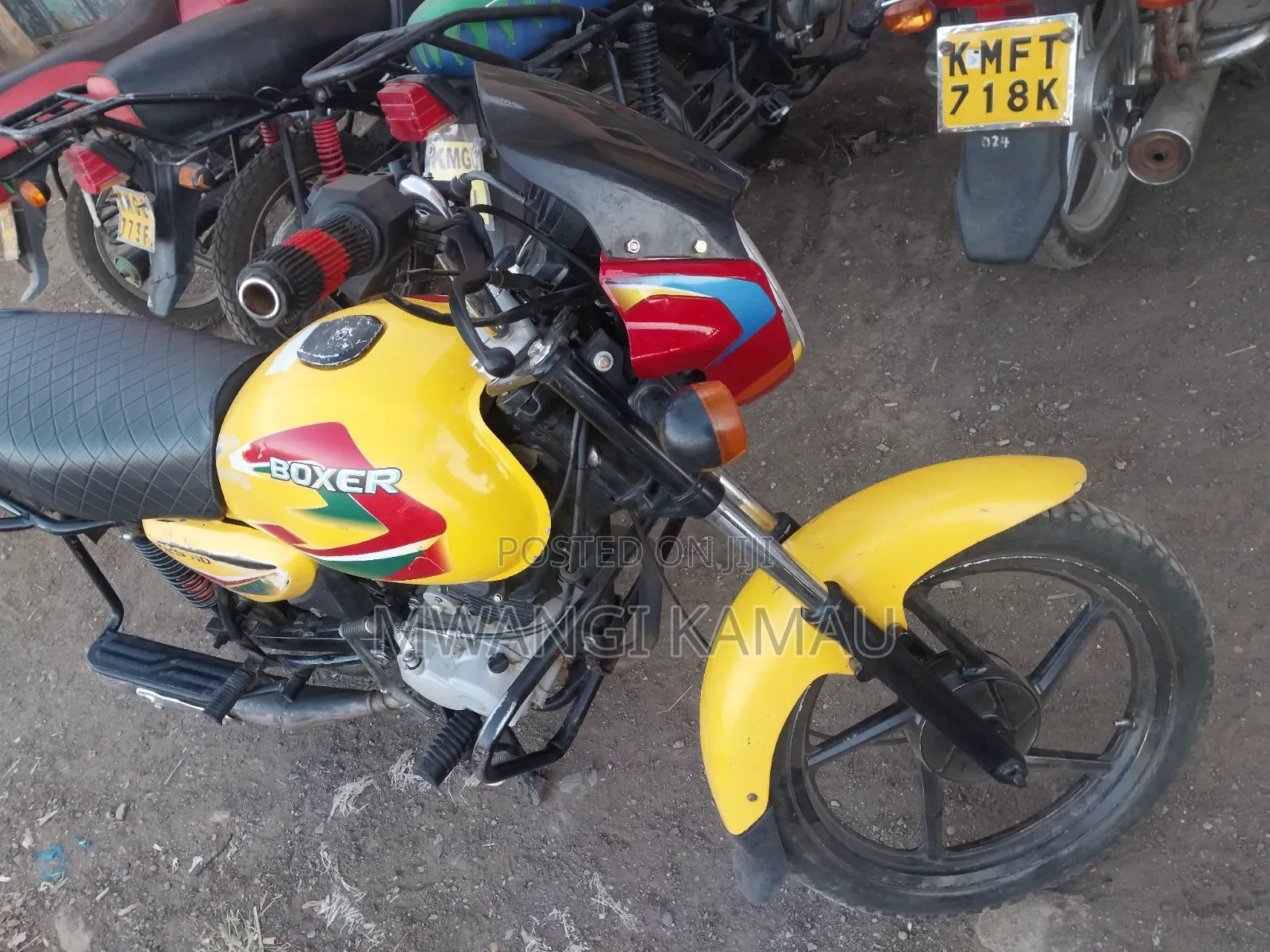 Bajaj Boxer 125 2025 Yellow