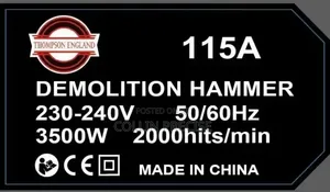 3500W Demolition Hammer 16kgs