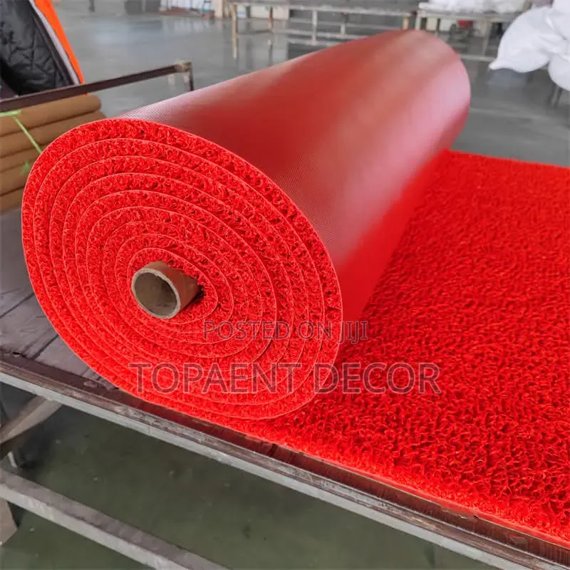 Red Runners PVC ANTISLIP SPAGHETTI Rubber Mats