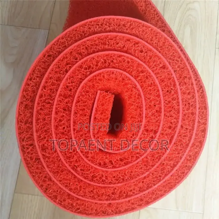 Red Runners PVC ANTISLIP SPAGHETTI Rubber Mats
