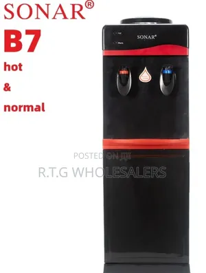 black Sonar B7 Hot and Normal Free Standing Water Dispenser @