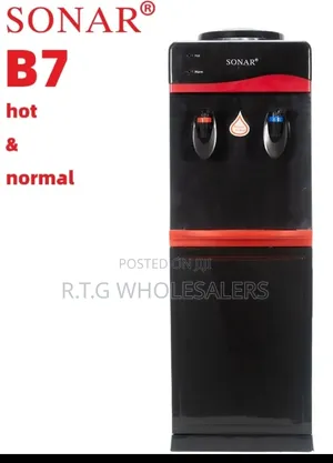 black Sonar B7 Hot and Normal Free Standing Water Dispenser @