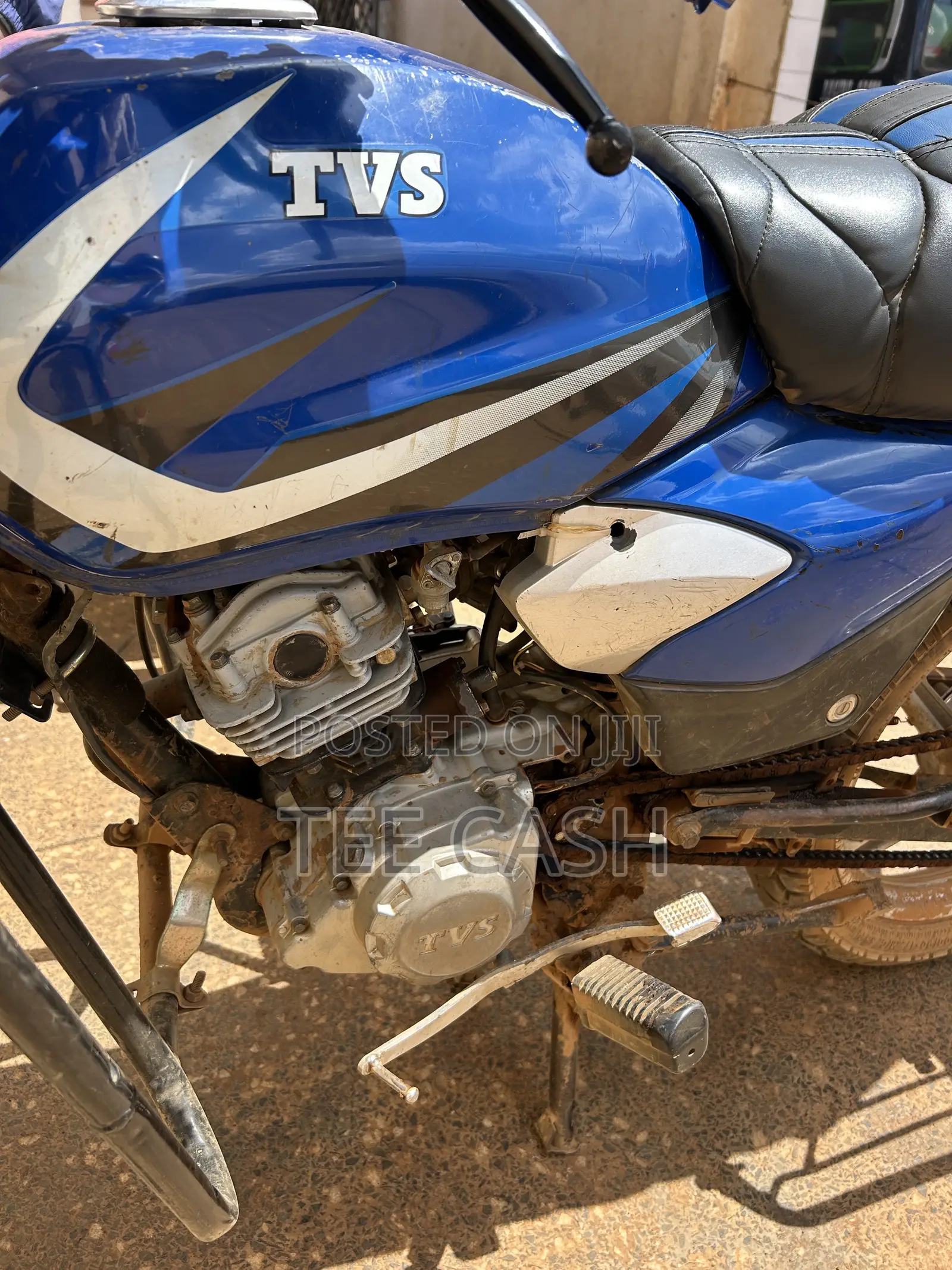 TVS HLX 125 2013 Blue