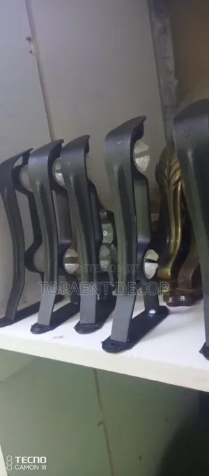 Black Curtain Rods Brackets With Double Clips