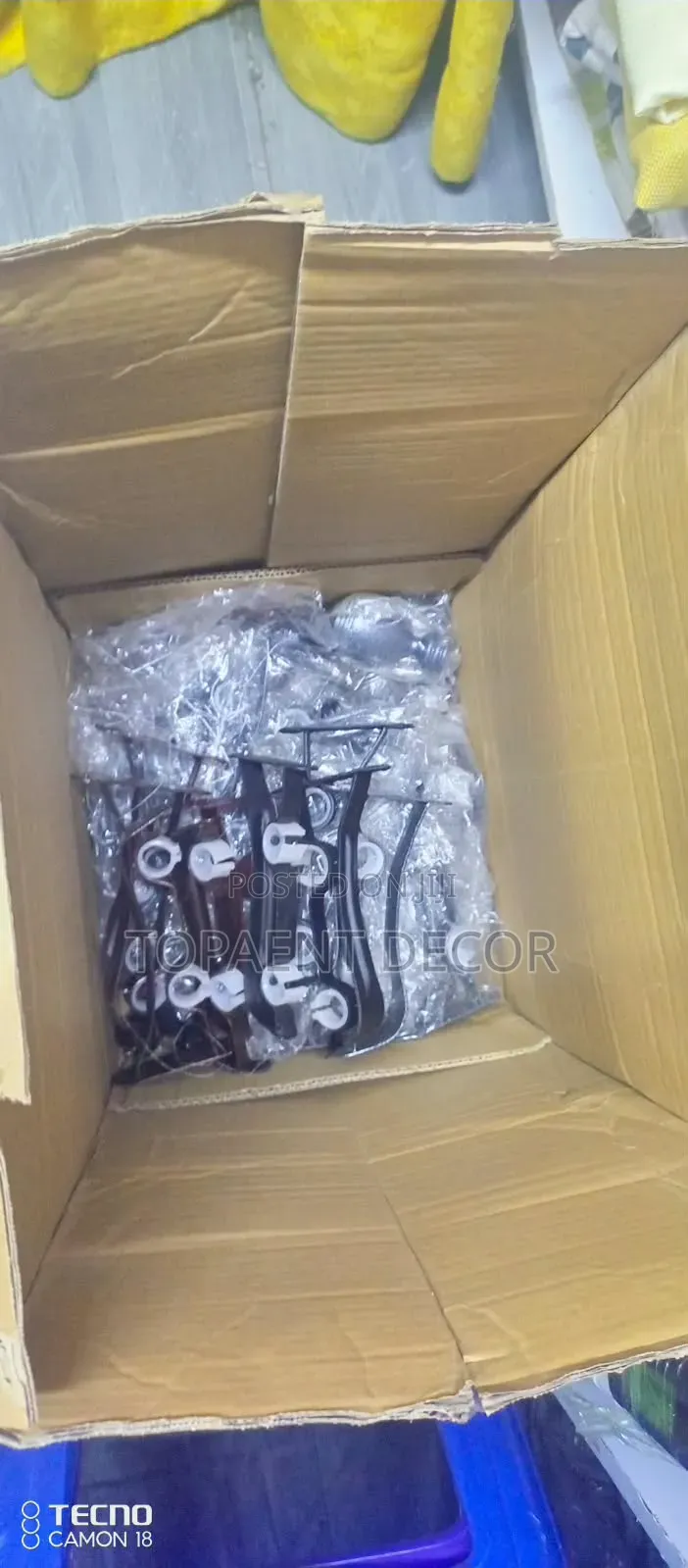 Black Curtain Rods Brackets With Double Clips