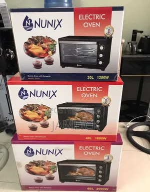 Nunix Electric Rotisserie Ovens – 20L, 40L & 60L - Jm