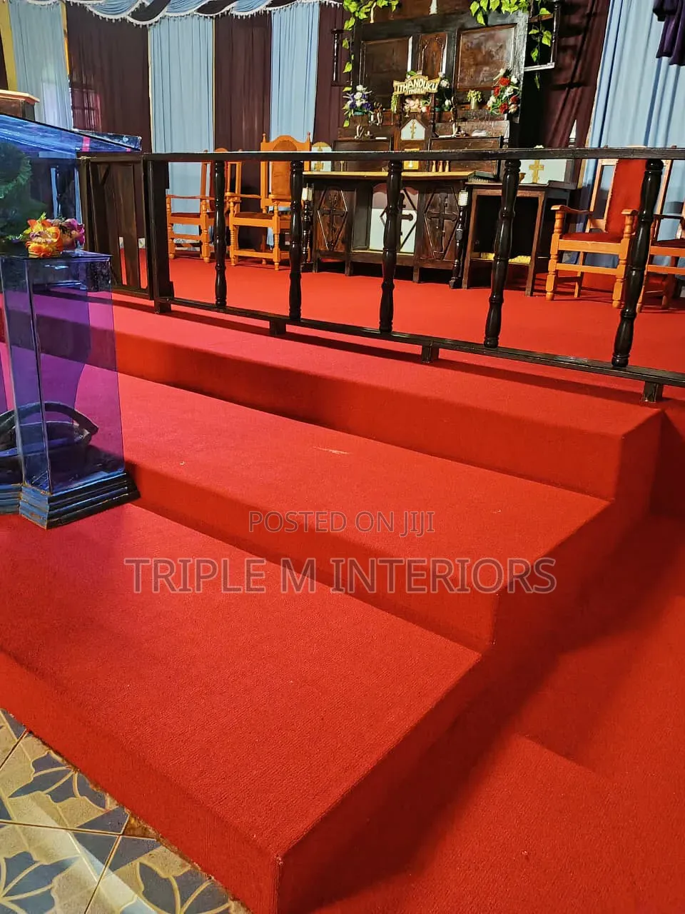 Executive Finish Delta 4mm Wall to Wall Carpet for Churches, Offices