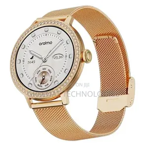 Oraimo Watch Muse 2 OSW-833N 1.32" AMOLED Diamond Smart Watch Gold