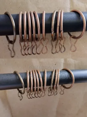Metallic Circle Curtain Rings