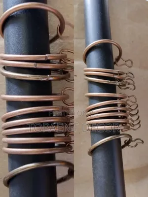 Metallic Circle Curtain Rings