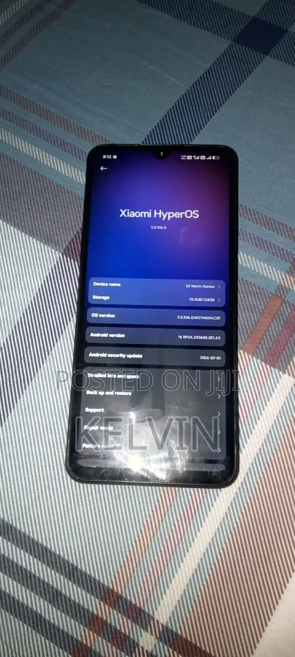 Mobile Phone 128 GB Black