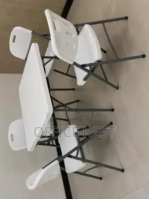 4-Seater Folding Table & Chairs Set