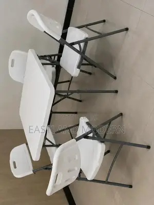 4-Seater Folding Table & Chairs Set