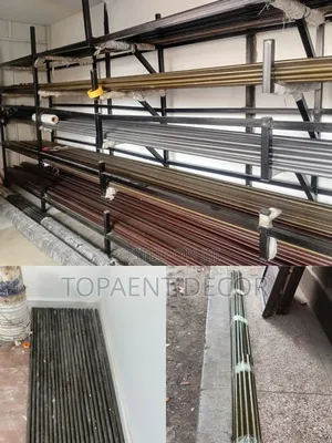 Jua Kali Powder Coated Curtain Rod Poles